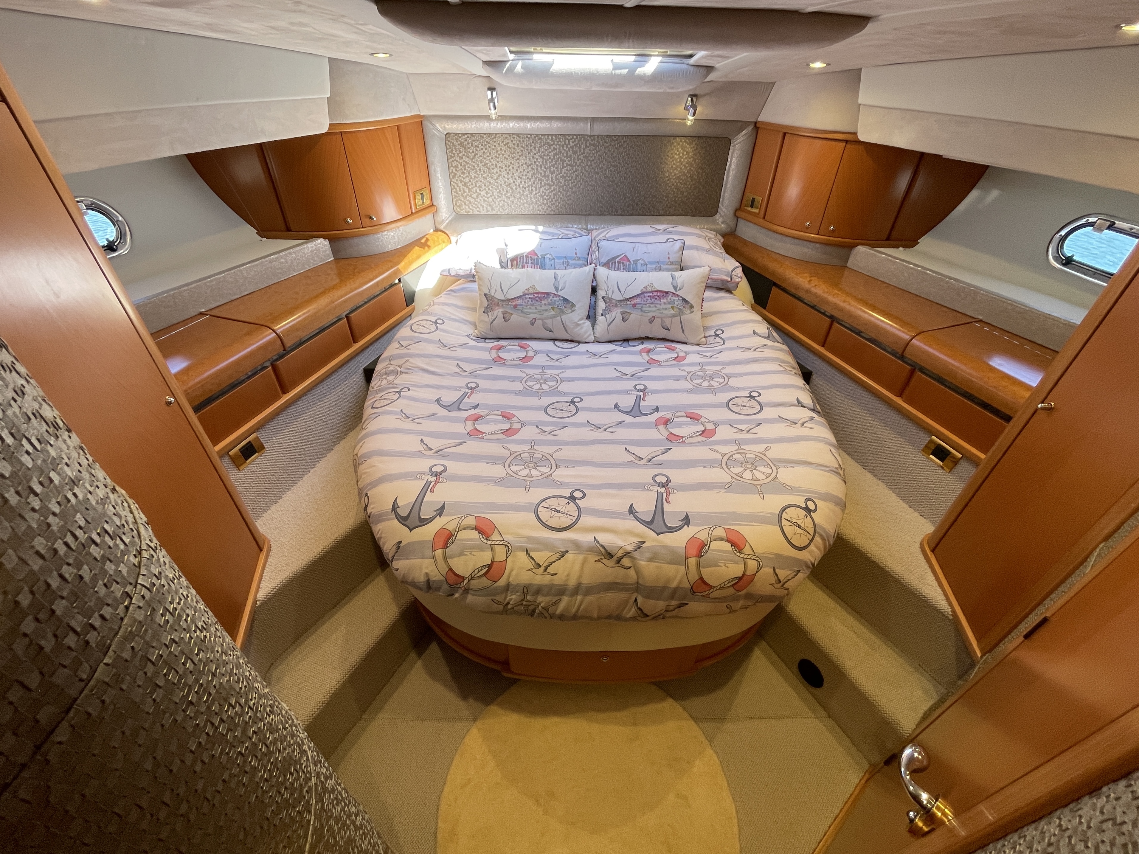 SOLD. 1998 Sealine T51, 2 x Volvo Penta TAMP122P EDC (610hp) Inboard Diesels.
