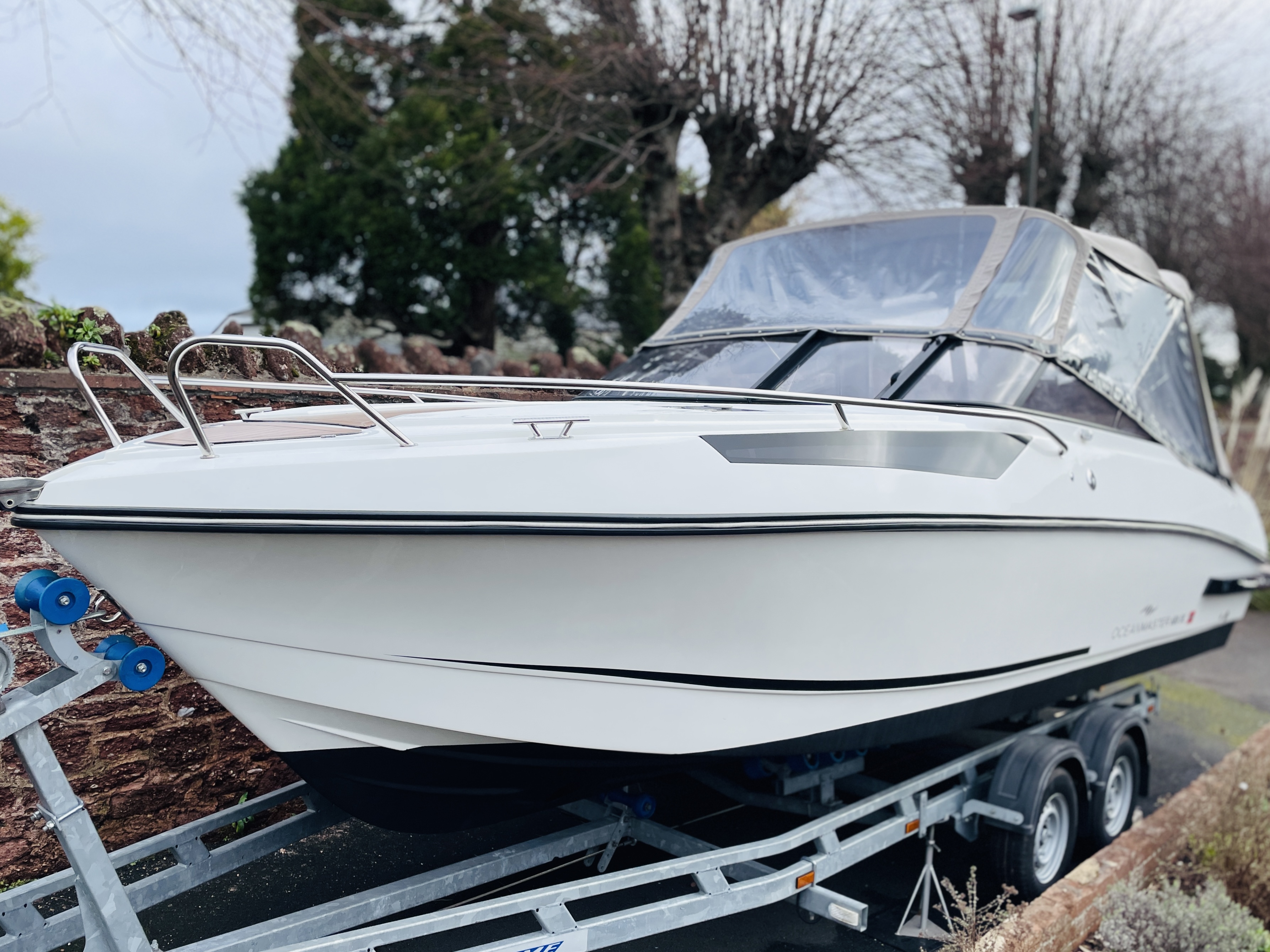 SOLD. 2019 Ocean Master 680 DC, Mercury 200hp 4 Stroke Outboard.
