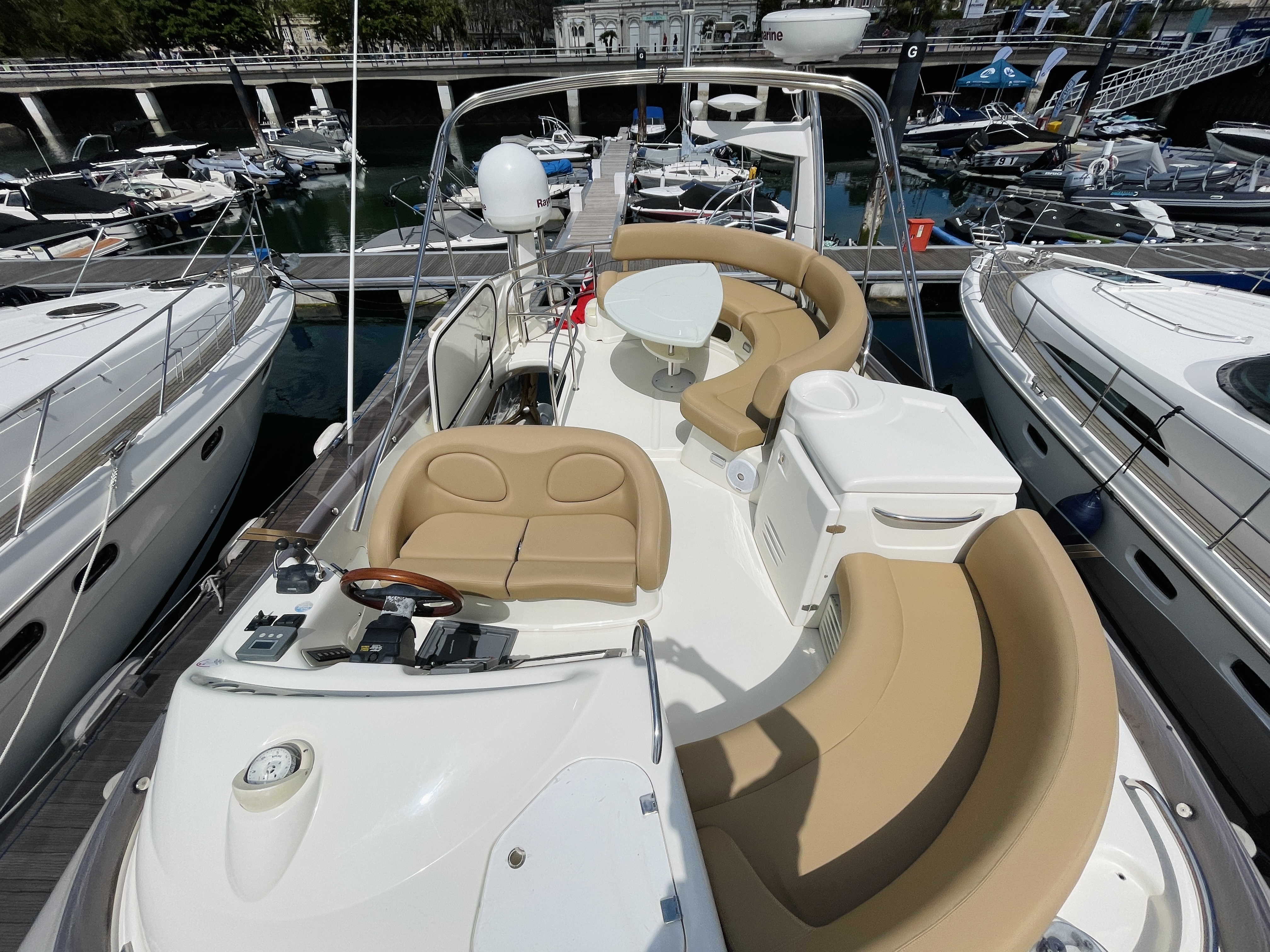 SOLD. 2007/2008 Cranchi Atlantique 50, 2 x Volvo Penta D9 (575hp) Inboard Diesel Engines.