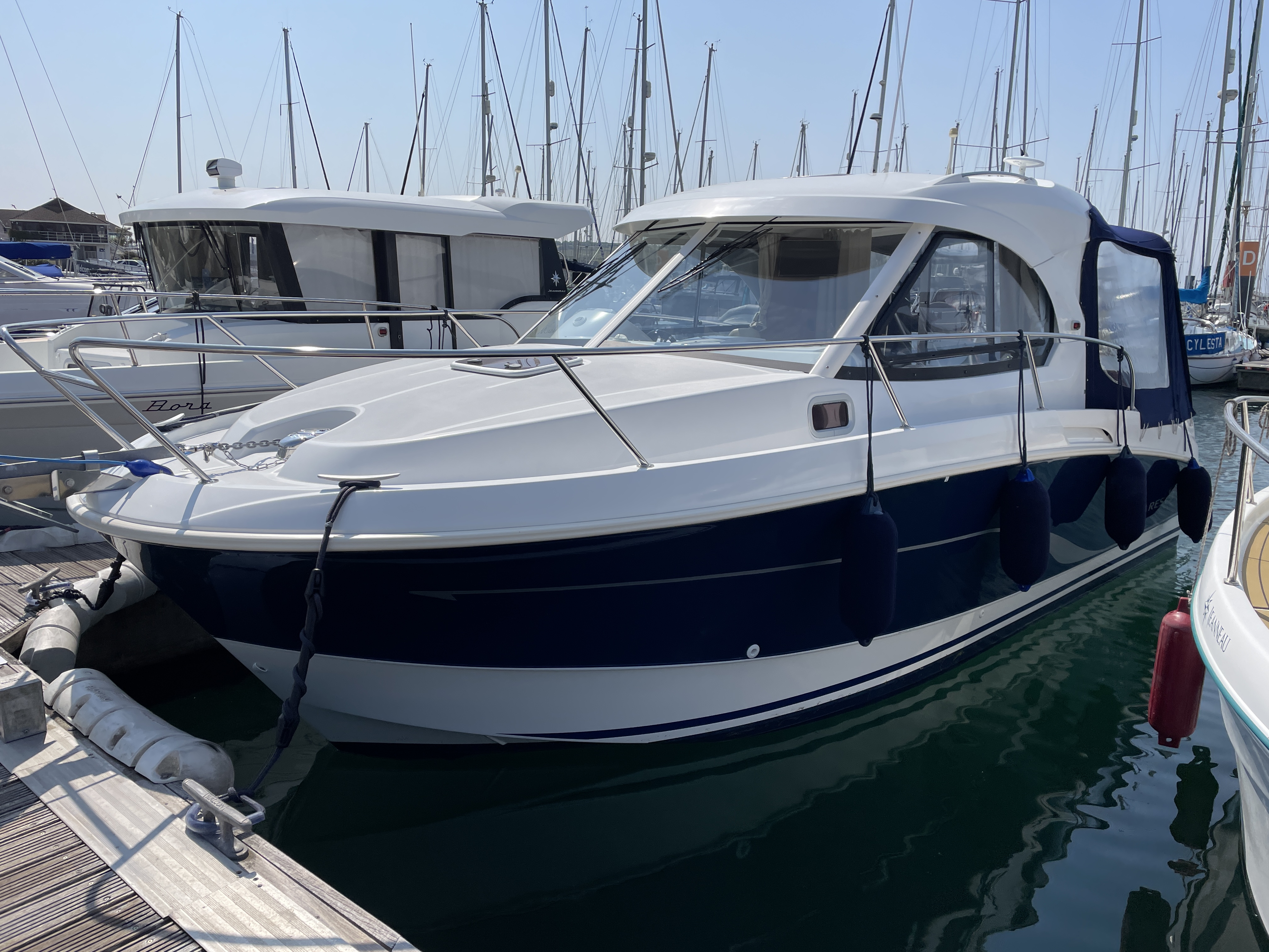 Sold. 2008/2010 Beneteau Antares 8, 1 x Nanni T4 (200hp) Inboard Diesel Engine.
