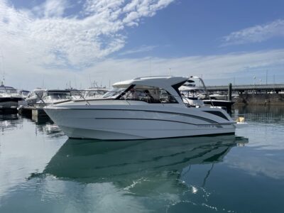 Sold. 2019 Beneteau Antares 8 OB. 1 x Suzuki DF200APX (200hp) 4 Stroke Outboard.