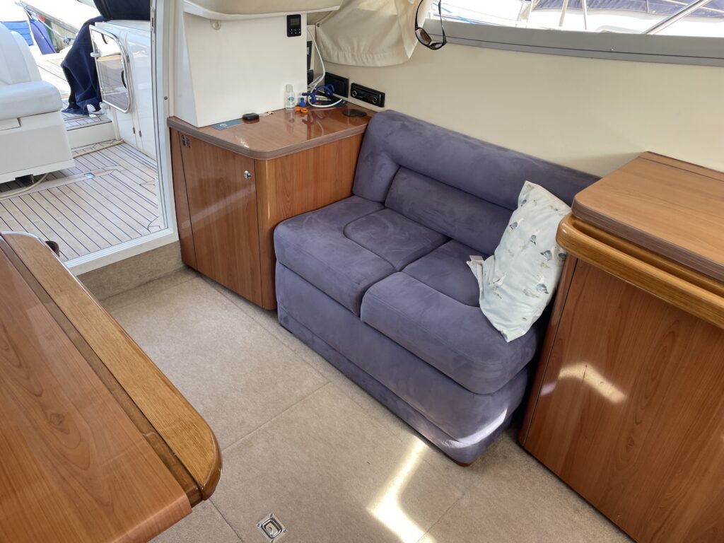 SOLD. 2003 Sealine F34. 2 x Volvo Penta AQAD41DP (200hp) Diesel Engines.