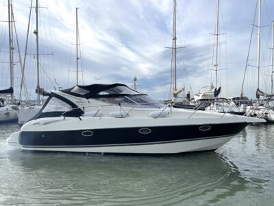 Sold. 2003 Model Gobbi 345 SC. 2 x Volvo Penta KAD43p (230hp) Inboard Diesel Engines. UK Tax Paid.