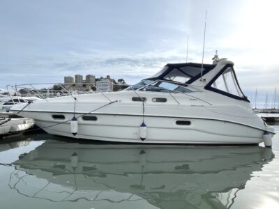 Sold. 2004 Sealine S34. 2 x Volvo Penta AQAD41DP (200hp) Inboard Diesel Engines.